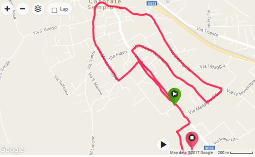 percorso casorate 5k