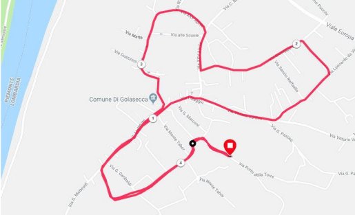 PERCORSO GOLASECCA
